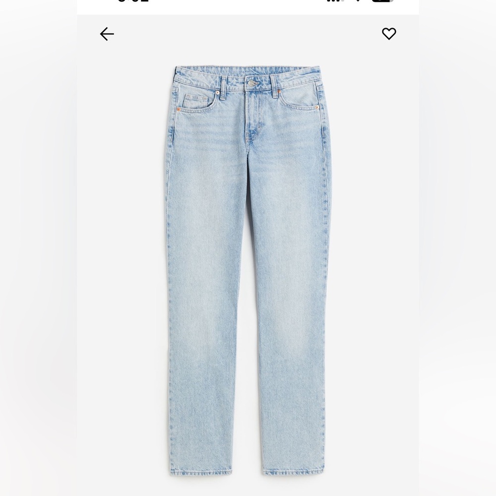 H&M Straight Regular Fit Jeans. NWT!